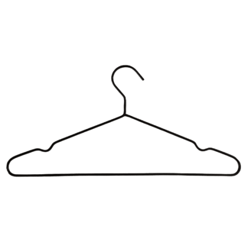 Metal Hanger, Black